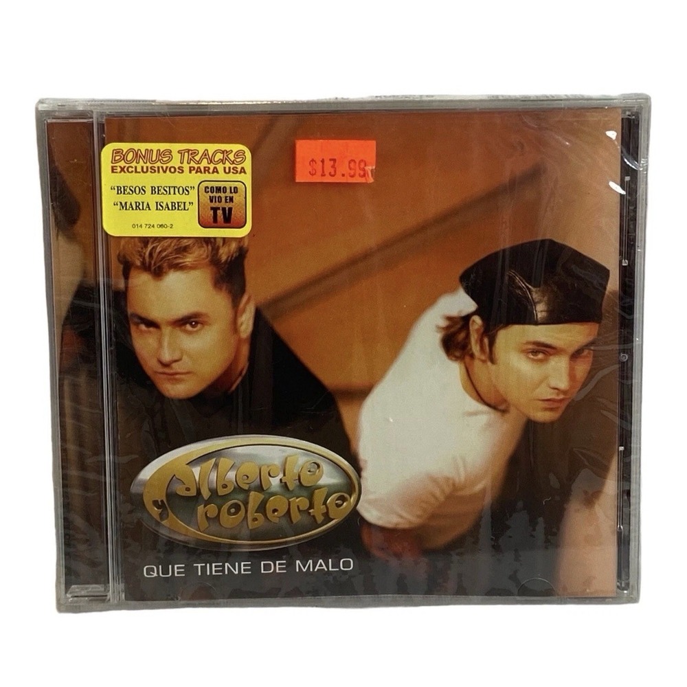 Que Tiene de Malo by Alberto Y Roberto CD (2003 D Disa Latin Music) New Sealed